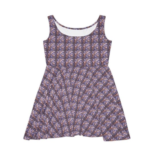 Peach Smocked Back Skater Dress: Effortless Appeal