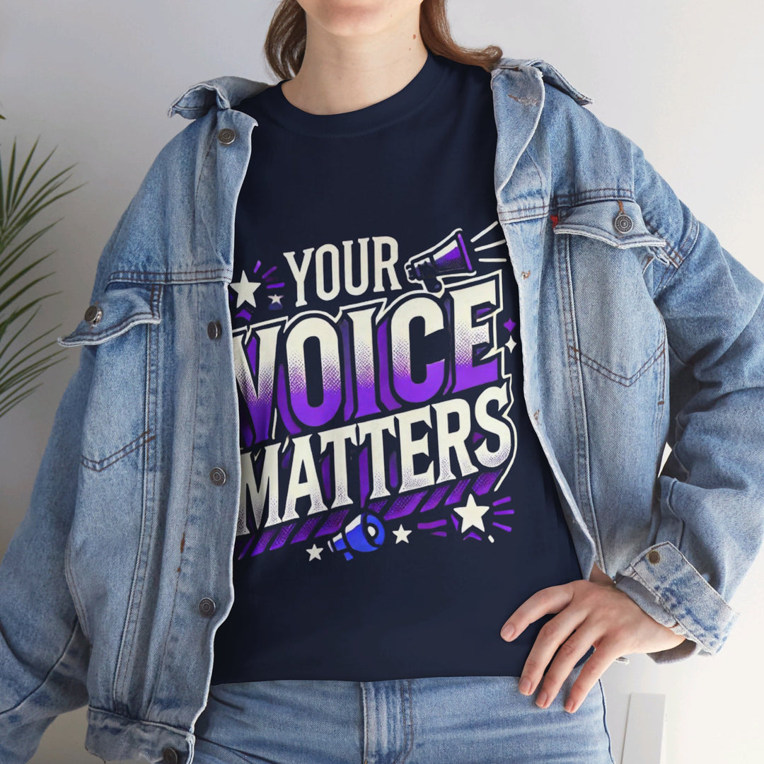 Bold Voter Tee - Stand Out and Vote - Creative Canvas Corner