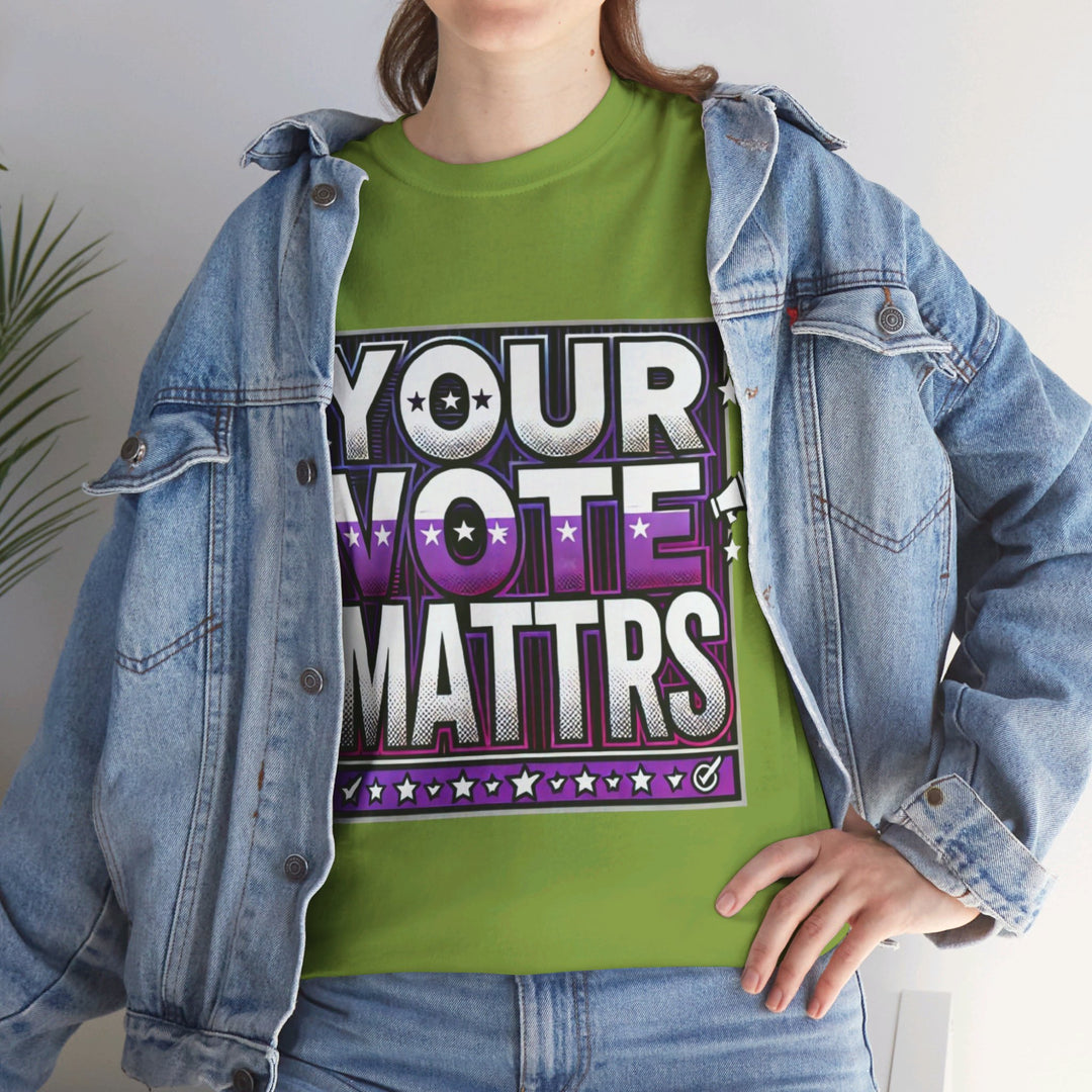 Women's Voter Tee - Your Voice Matters - Creative Canvas Corner