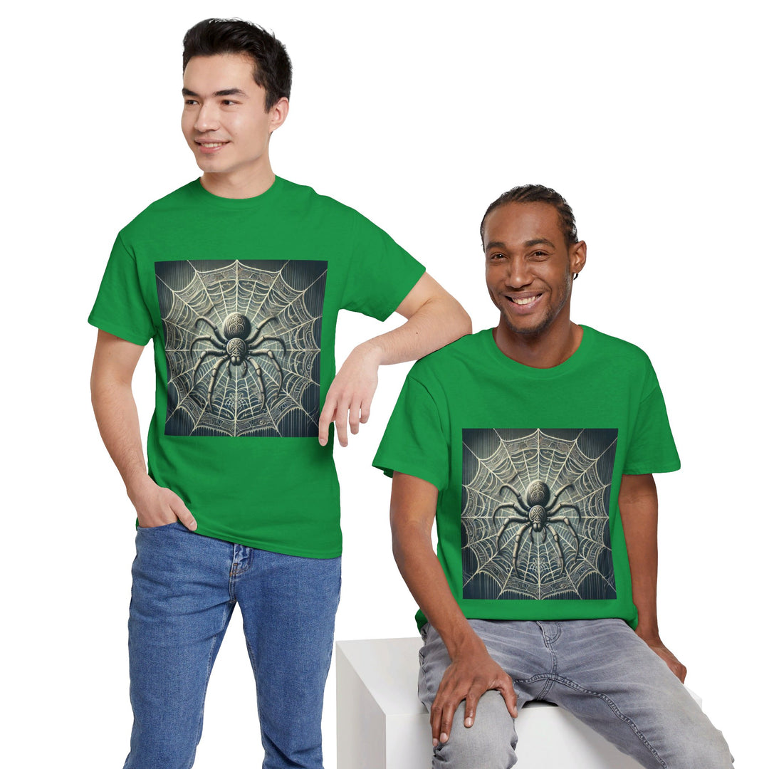 Spooky Spider Web Halloween T-Shirt