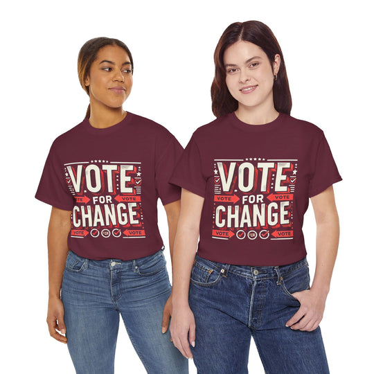 Eco-Friendly Voter T-Shirt - Green Vote - Creative Canvas Corner