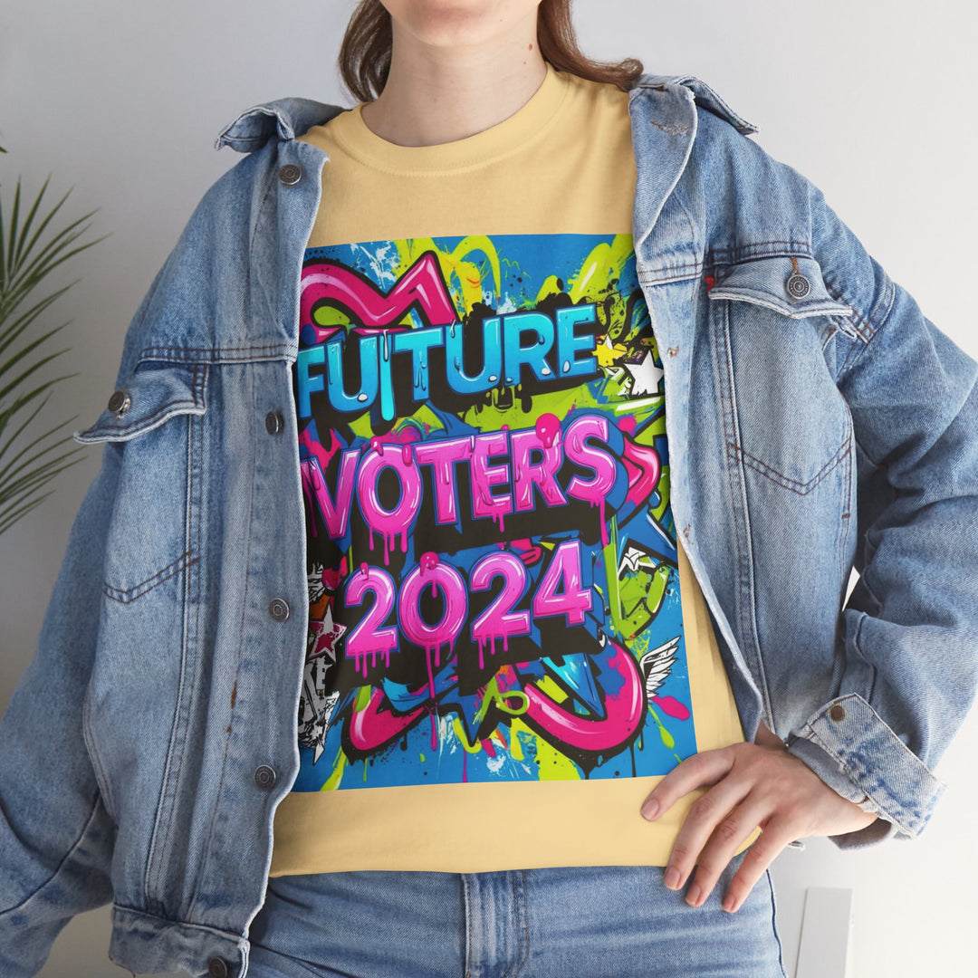 Vote 2024 Bold Typography T-Shirt - Creative Canvas Corner