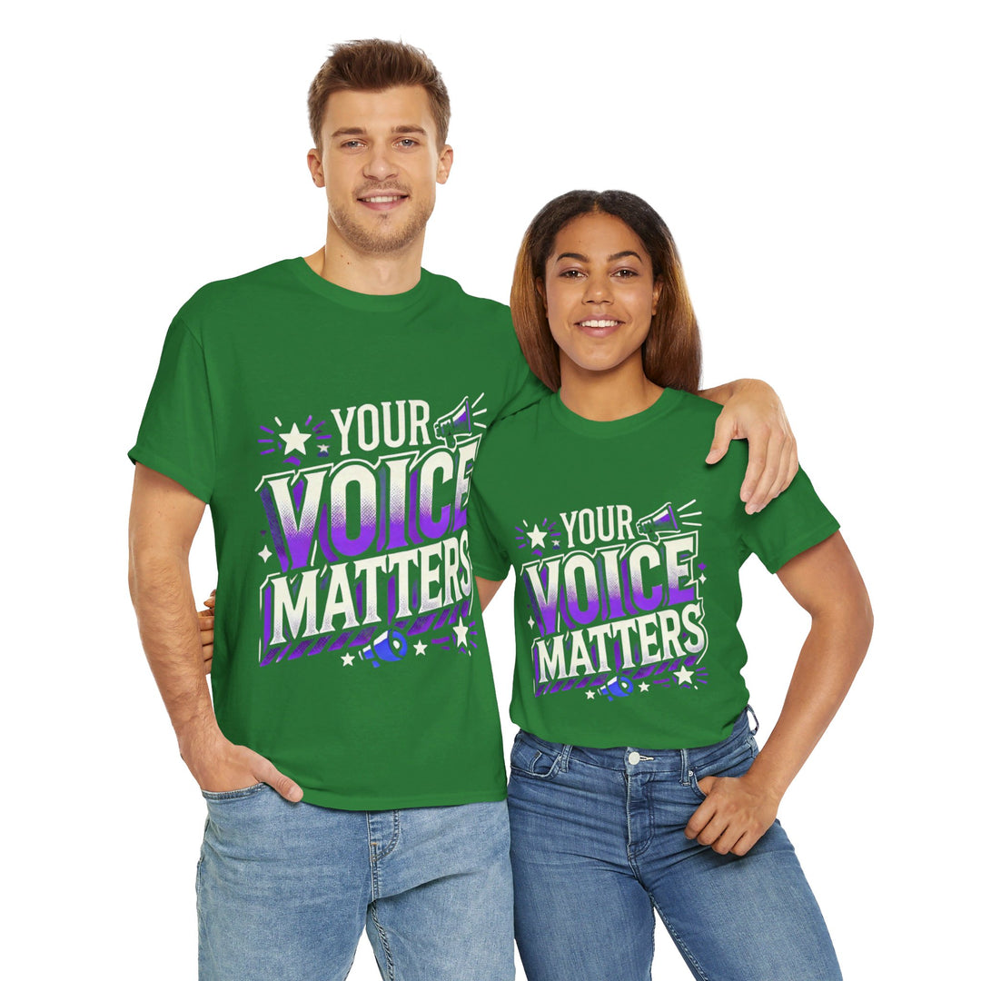 Bold Voter Tee - Stand Out and Vote - Creative Canvas Corner