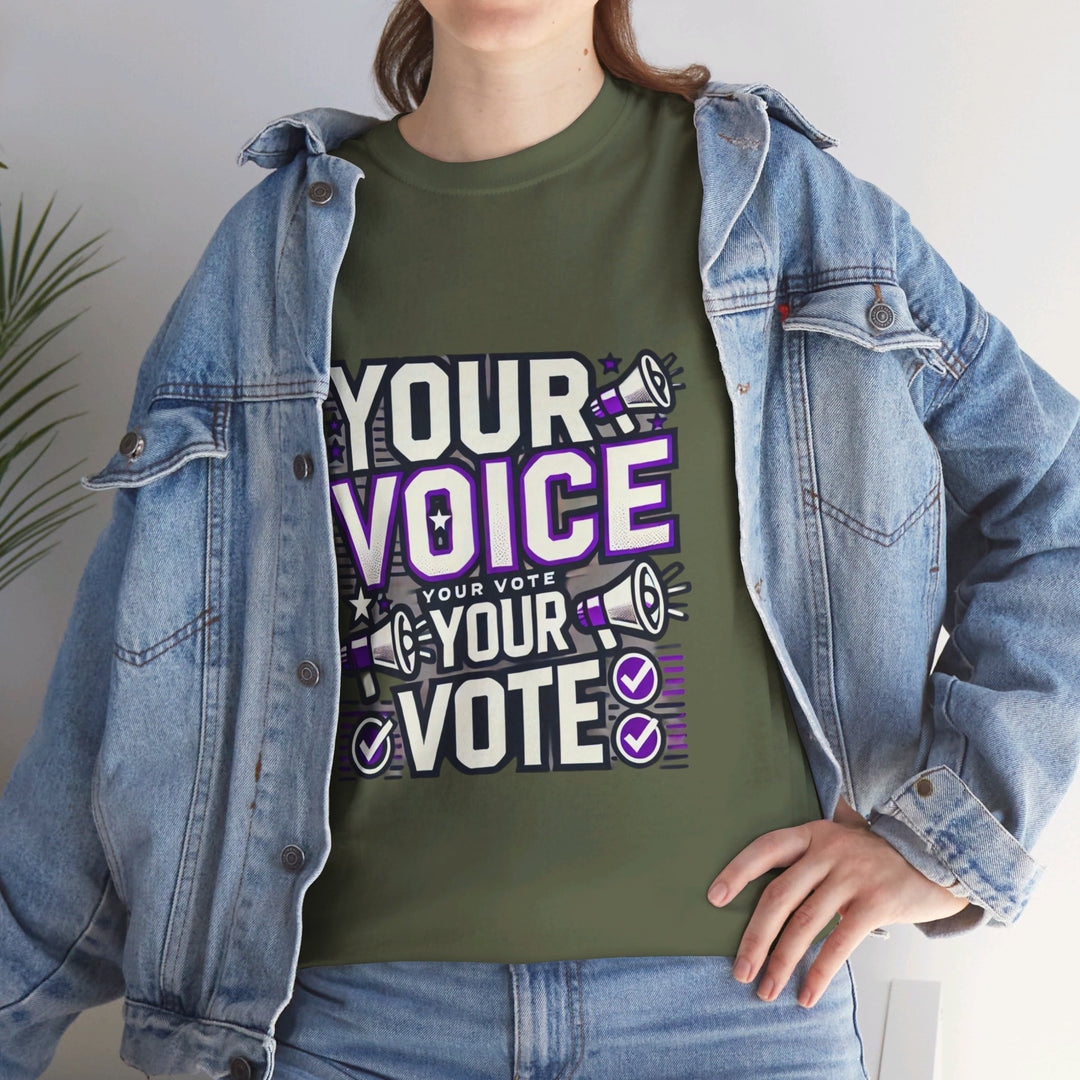 Rock the Vote T-Shirt - Make Your Voice Heard! - Creative Canvas Corner