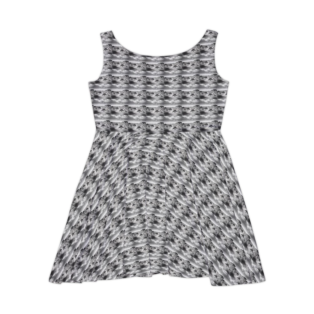 Soft Static Vibe Women Skater Dress