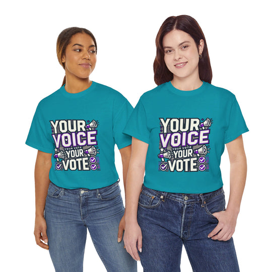 Rock the Vote T-Shirt - Make Your Voice Heard! - Creative Canvas Corner