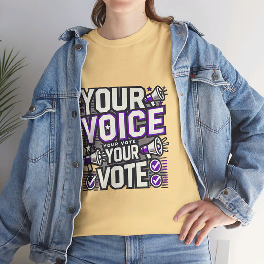 Rock the Vote T-Shirt - Make Your Voice Heard! - Creative Canvas Corner