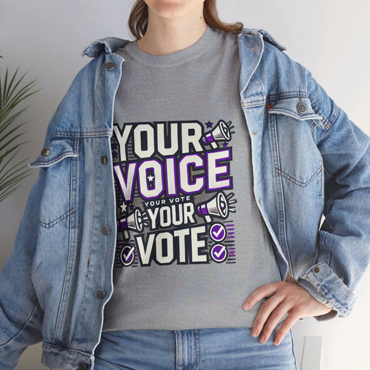 Rock the Vote T-Shirt - Make Your Voice Heard! - Creative Canvas Corner