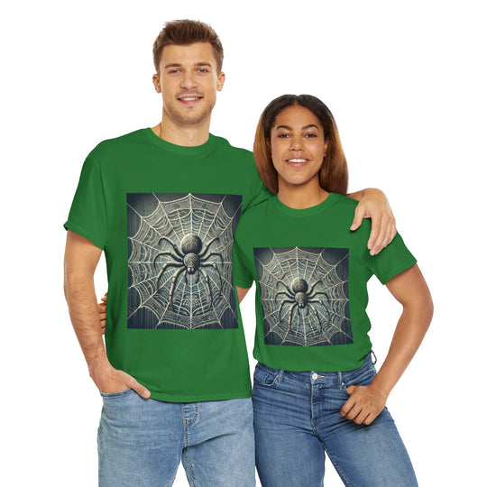 Spooky Spider Web Halloween T-Shirt