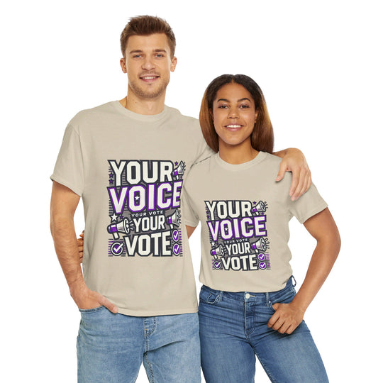 Rock the Vote T-Shirt - Make Your Voice Heard! - Creative Canvas Corner