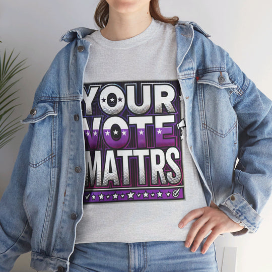 Women's Voter Tee - Your Voice Matters - Creative Canvas Corner