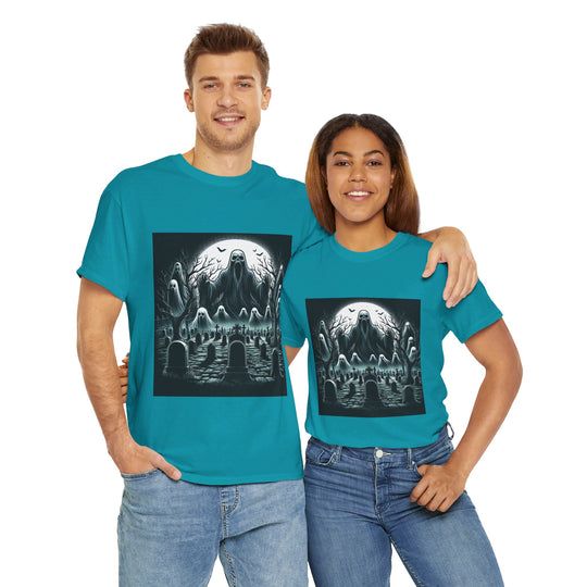 Haunted Graveyard Halloween T-Shirt