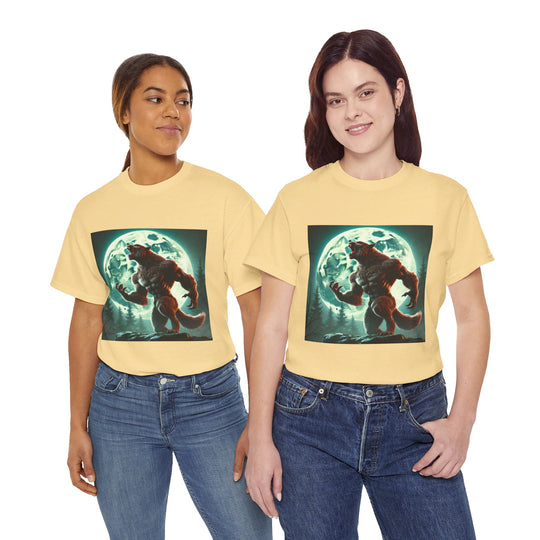 Full Moon Werewolf Halloween T-Shirt