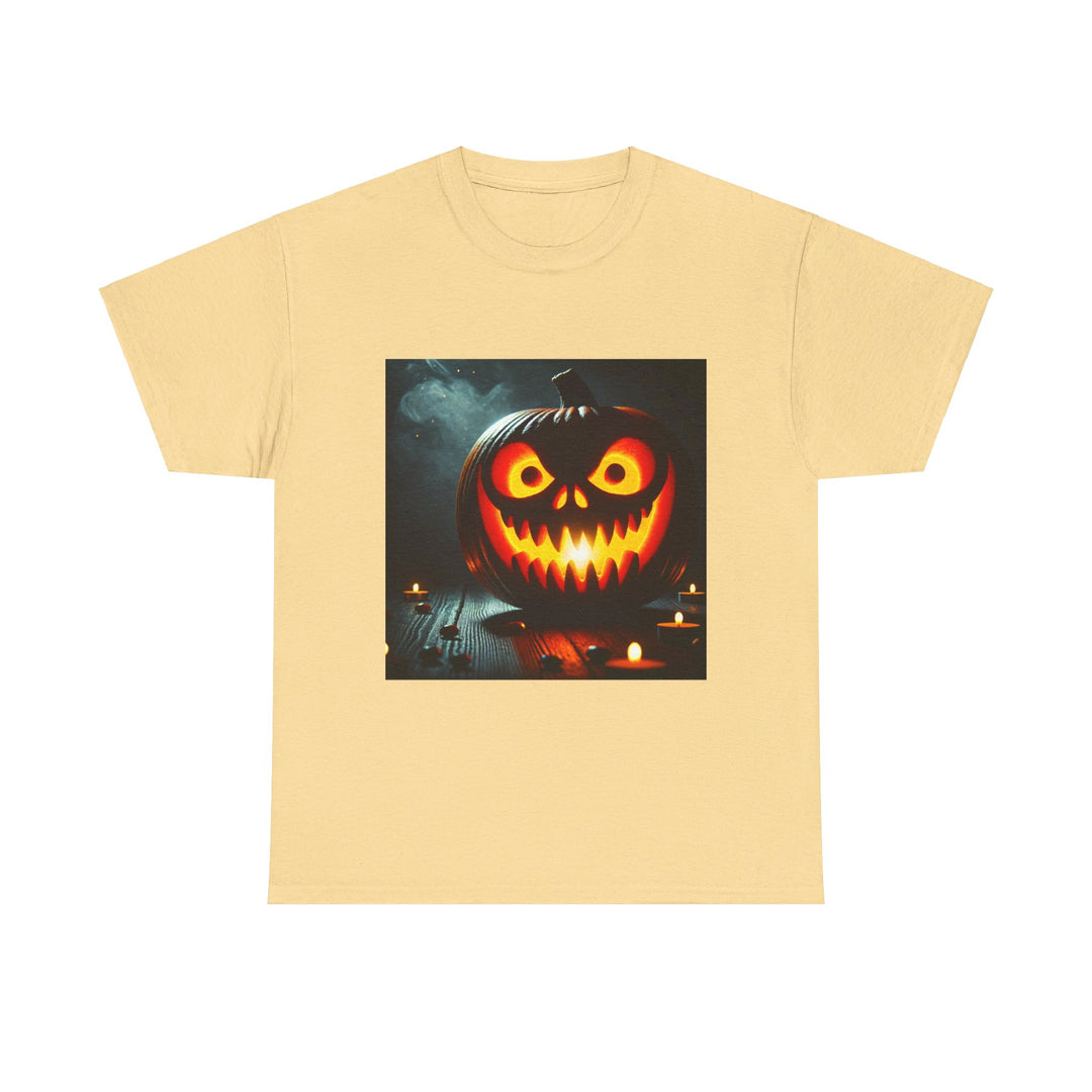 Spooky Pumpkin Face Halloween T-Shirt