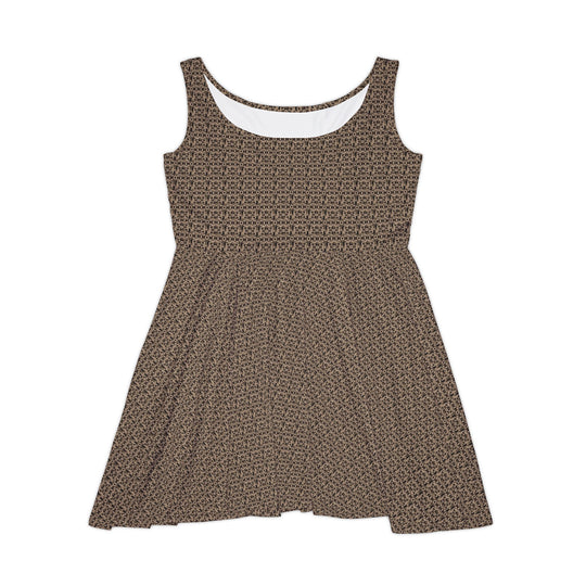 Abstract Cube 3D Skater Dress - Creative Canvas Corner