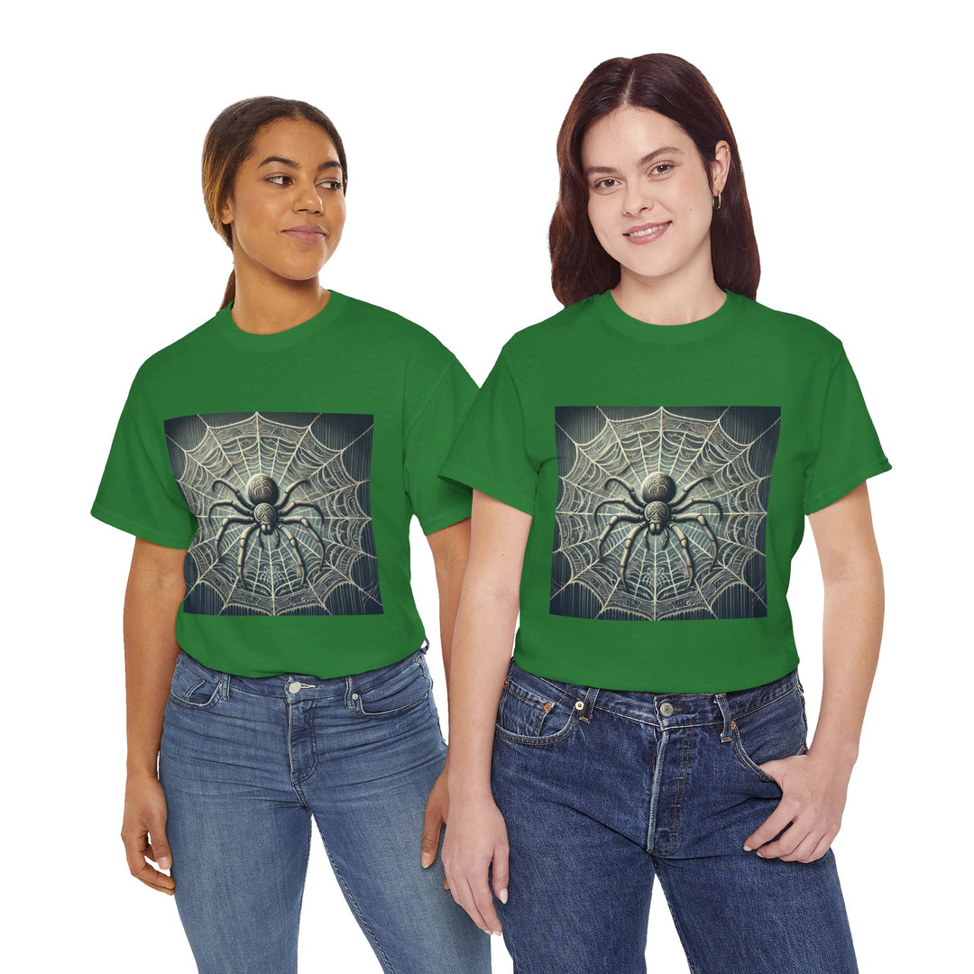 Spooky Spider Web Halloween T-Shirt