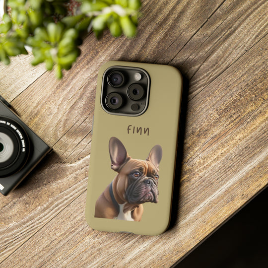 French Bulldog Custom Pet Phone Case with Photo and Name - Dog Lover's Gift - Creative Canvas Corner