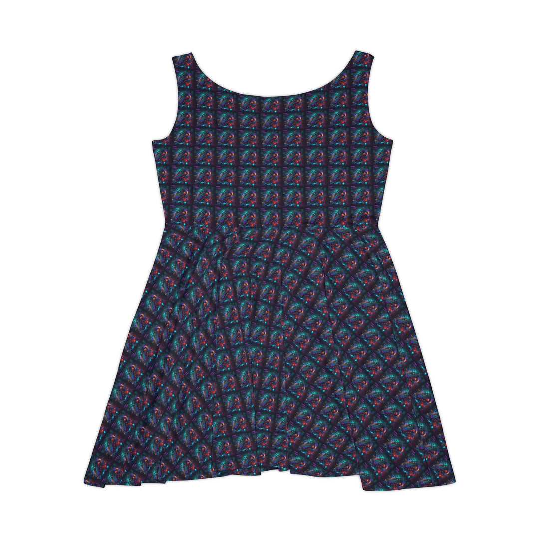 AI Prompt Art Vibe Women Skater Dress - Creative Canvas Corner