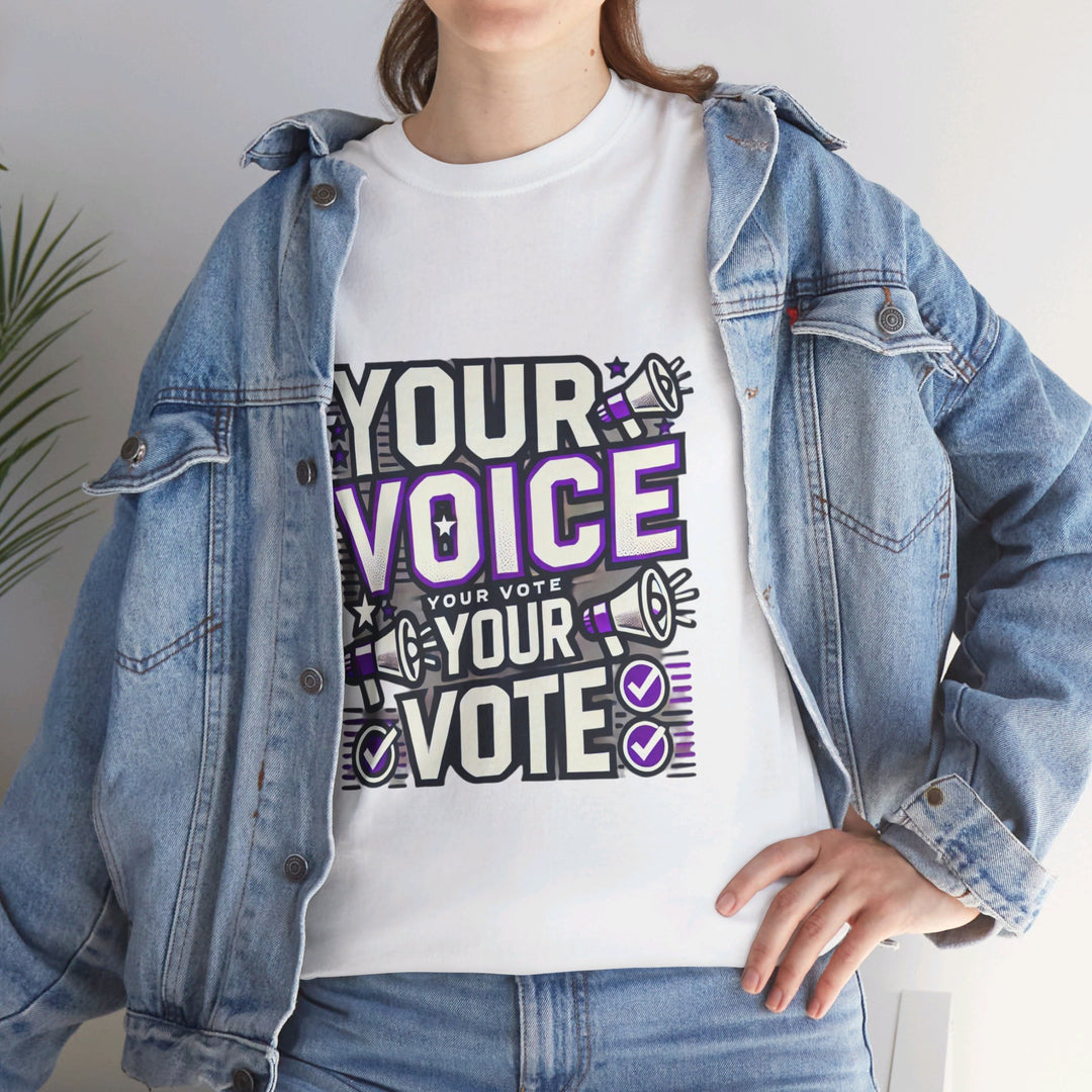 Rock the Vote T-Shirt - Make Your Voice Heard! - Creative Canvas Corner