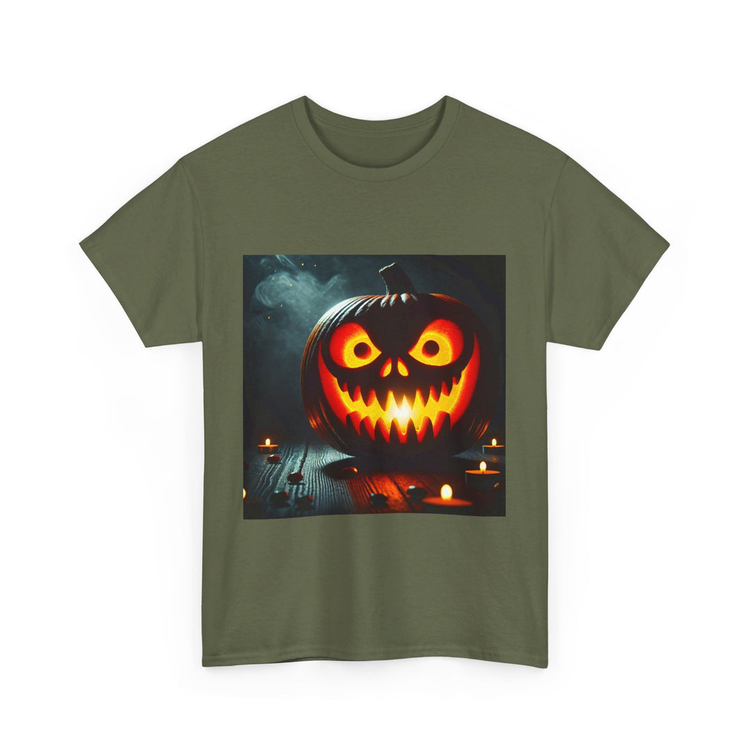 Spooky Pumpkin Face Halloween T-Shirt