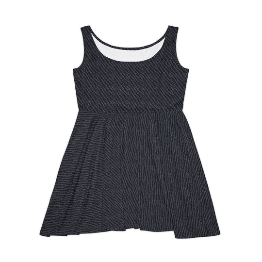 Polka Dot Mesh Skater Dress - Playful Sheer Style