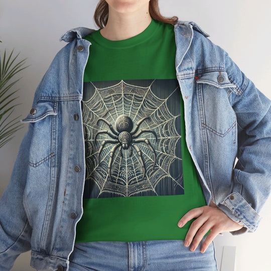 Spooky Spider Web Halloween T-Shirt