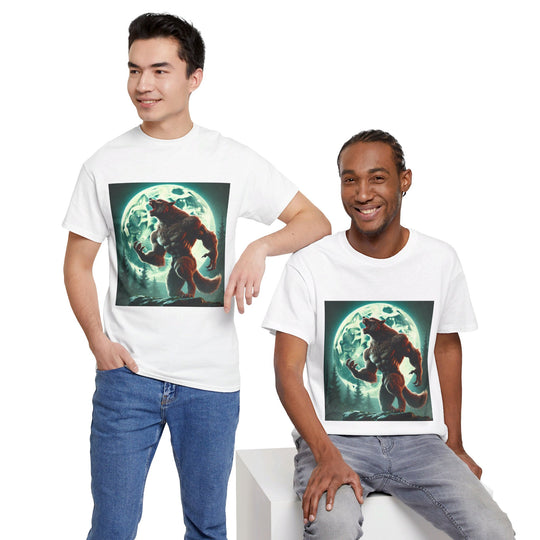 Full Moon Werewolf Halloween T-Shirt