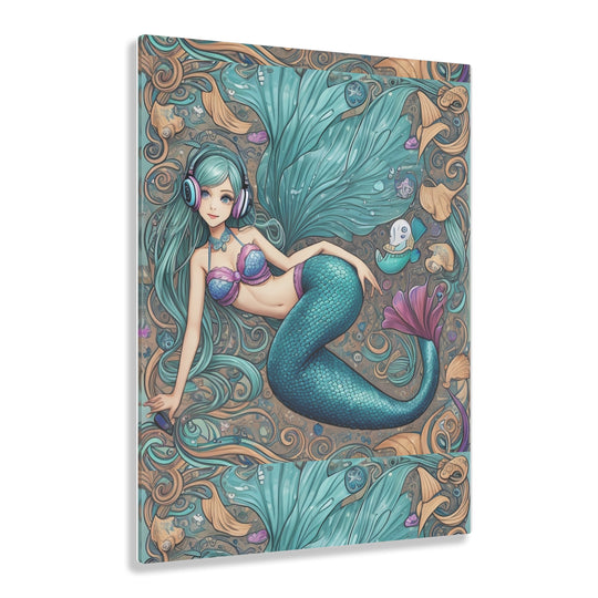 🧜‍♀️🎧 Mermaid Melodies: Serenading the Seas - Creative Canvas Corner