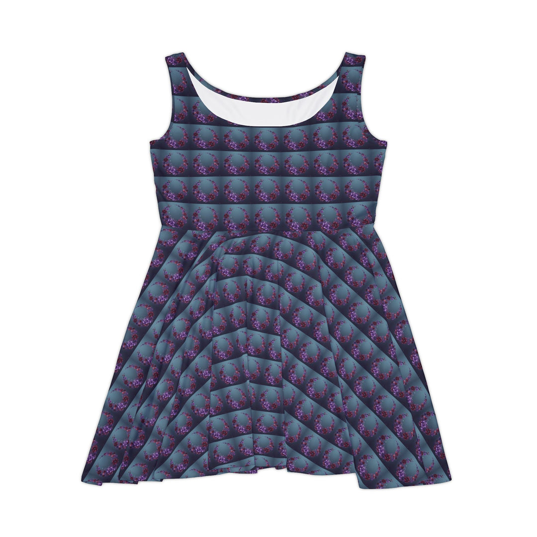 Dusk Blossom Dance Women Skater Dress - Creative Canvas Corner