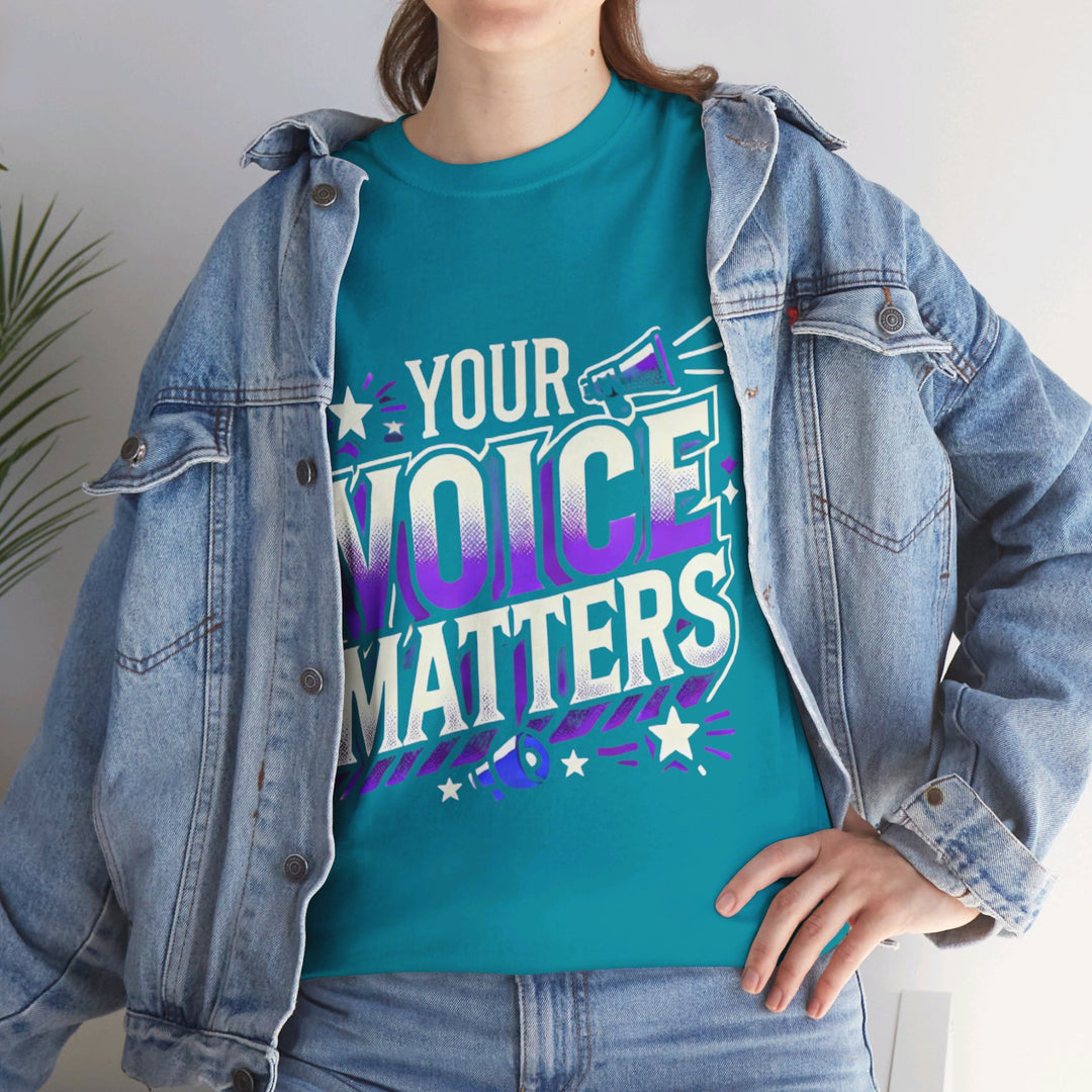 Bold Voter Tee - Stand Out and Vote - Creative Canvas Corner