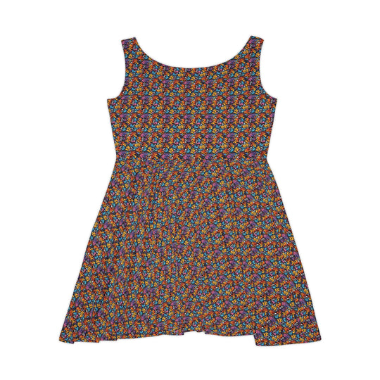 Graffiti Pulse Vibe Women Skater Dress