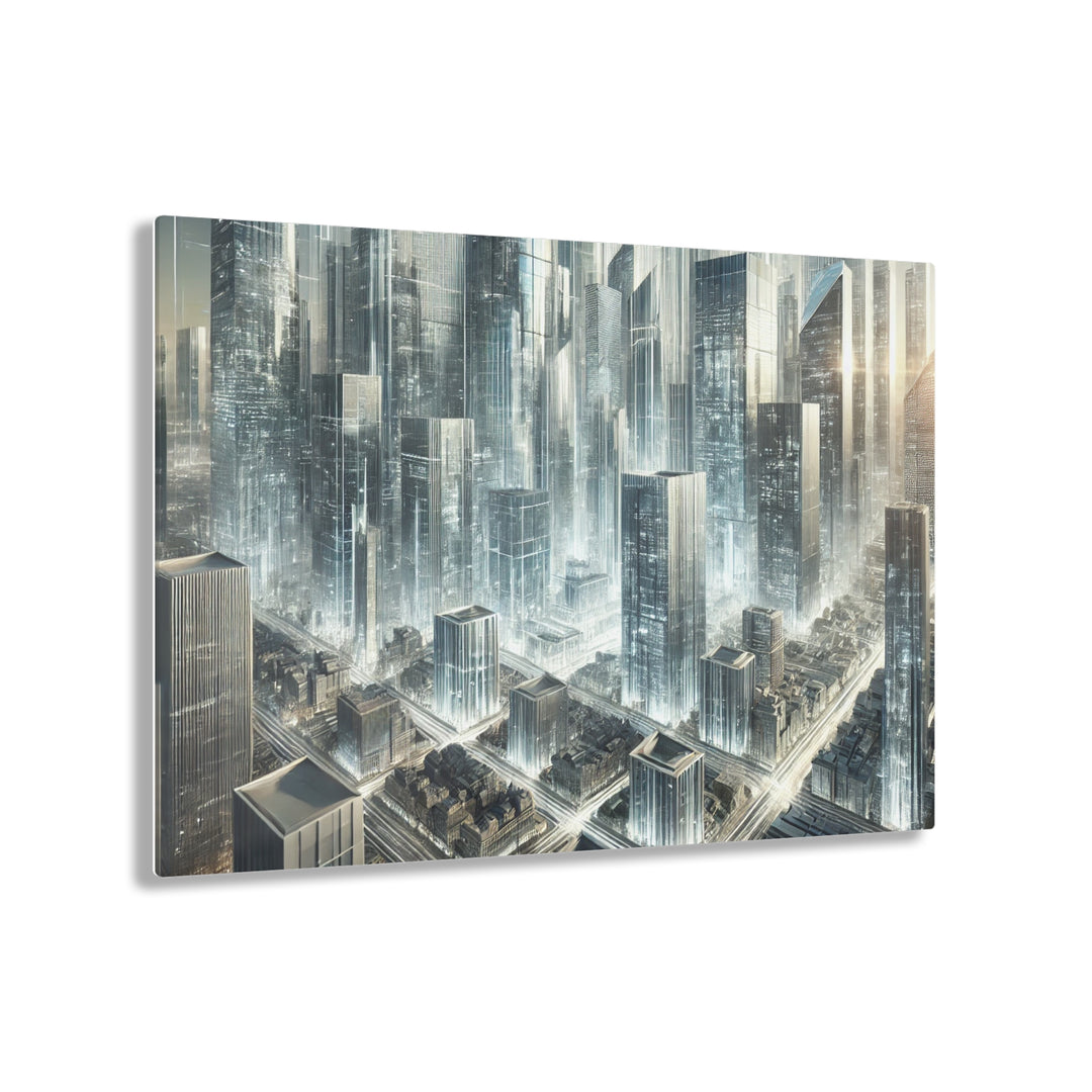 Crystal City of the Future Acrylic Print