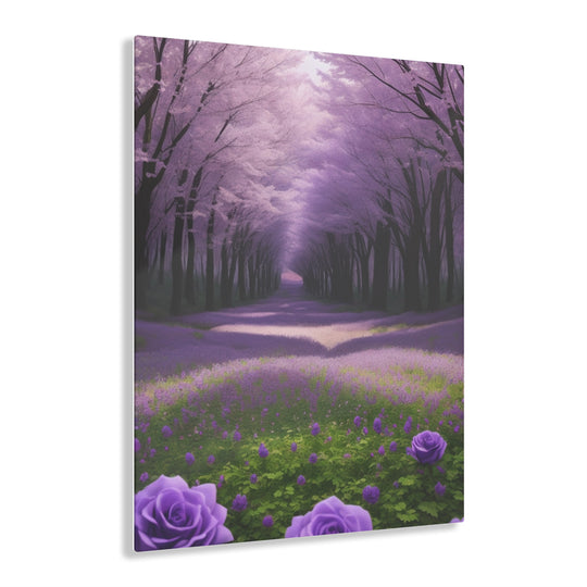 🌳 Majestic Purple Forest: A Nature Lover's Dream 🌿 - Creative Canvas Corner