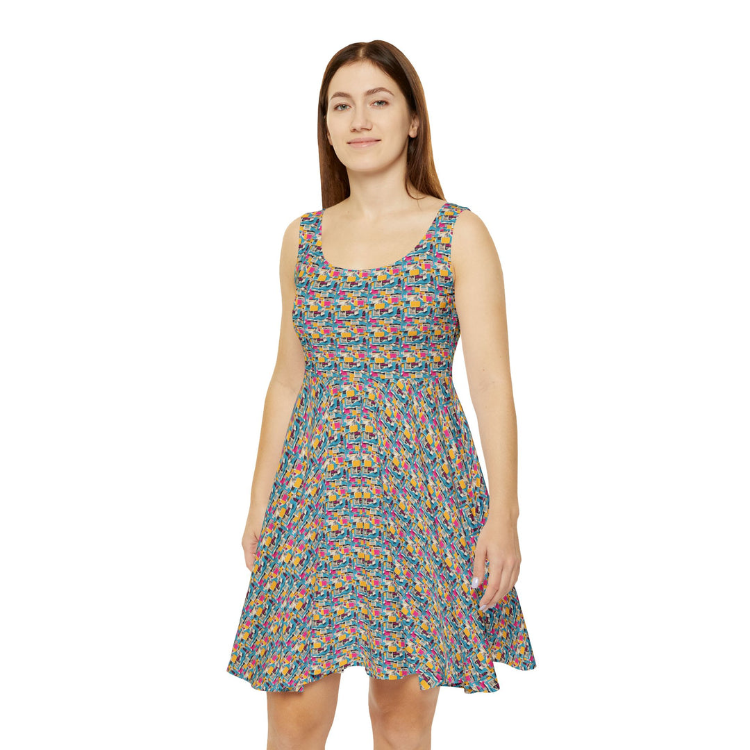 Wall Poster Vibe Women Skater Dress