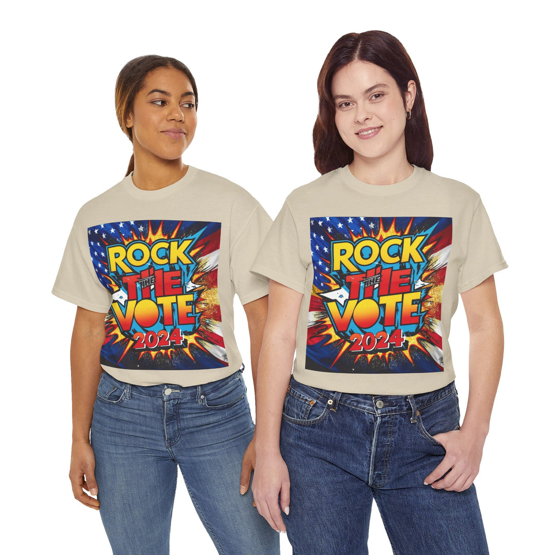 🌌 Starry Night Rock the Vote 2024 T-Shirt - Creative Canvas Corner