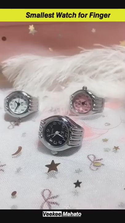 Watch, ring watch, smart watch, smallest watch.