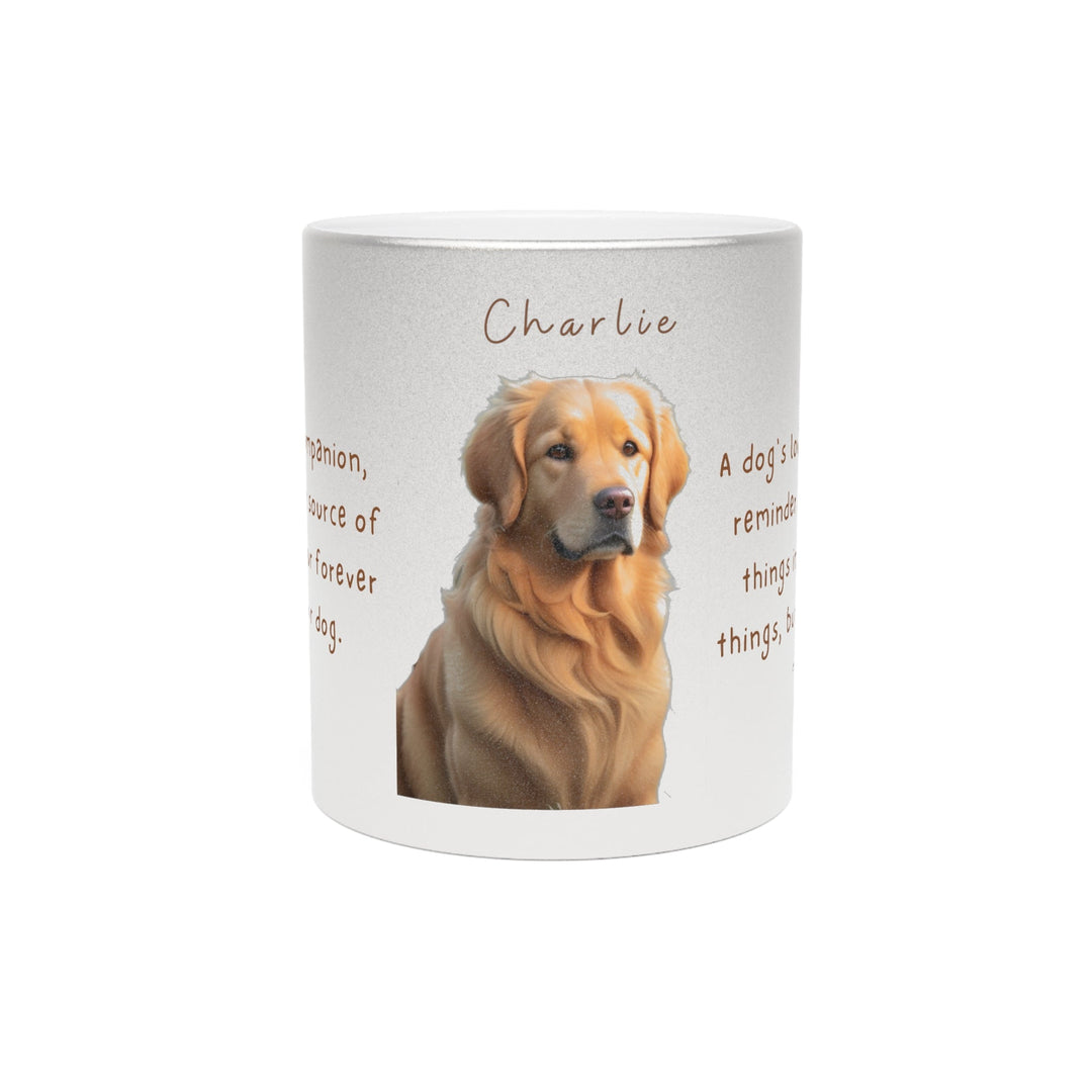 Best Metallic Mug (Silver\Gold), 11 oz - Creative Canvas Corner