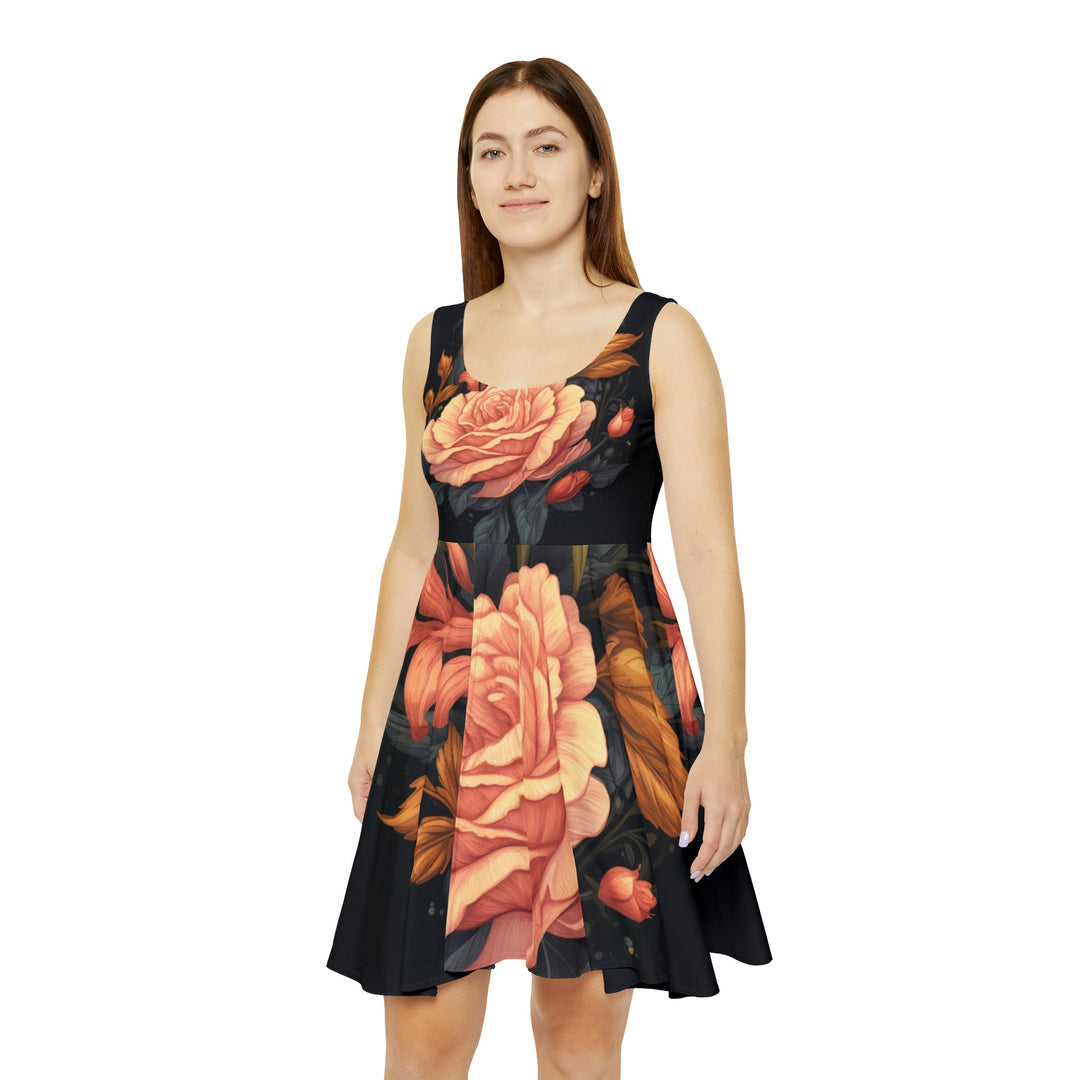 Celestial Elegance Women's AOP Skater Dress - Creative Canvas Corner