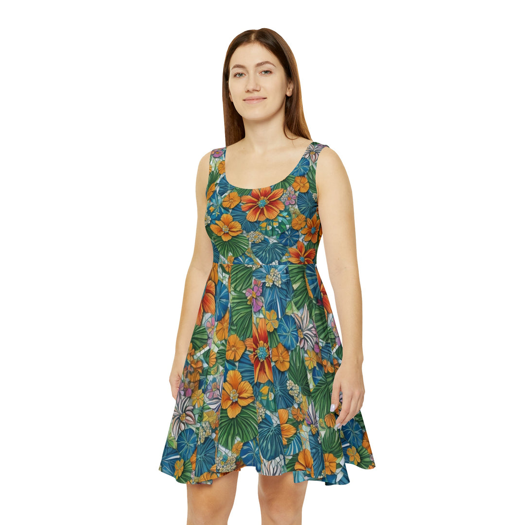 Celestial Nightfall Women's AOP Skater Dress - Creative Canvas Corner