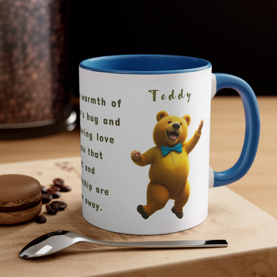 Coffee Mug, Coffee Cup, Gift For Her, Travel, Gift For Him, Teddy Bear mug, 11 oz - Creative Canvas Corner