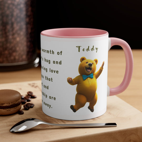 Coffee Mug, Coffee Cup, Gift For Her, Travel, Gift For Him, Teddy Bear mug, 11 oz - Creative Canvas Corner