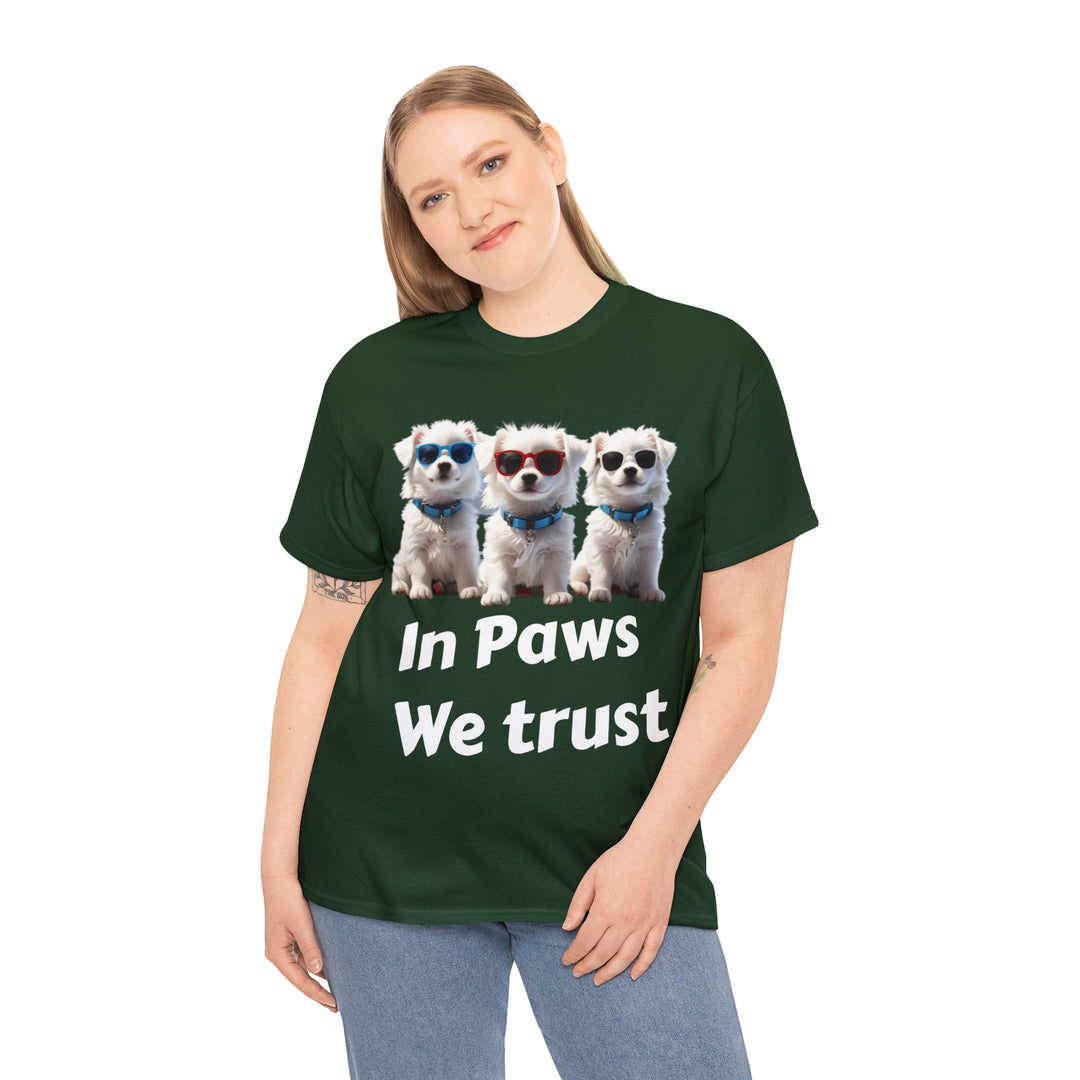 Cute Puppy tshirt, Puppy tshirt, white puppy tshirt, Cute Dog T Shirt - Creative Canvas Corner