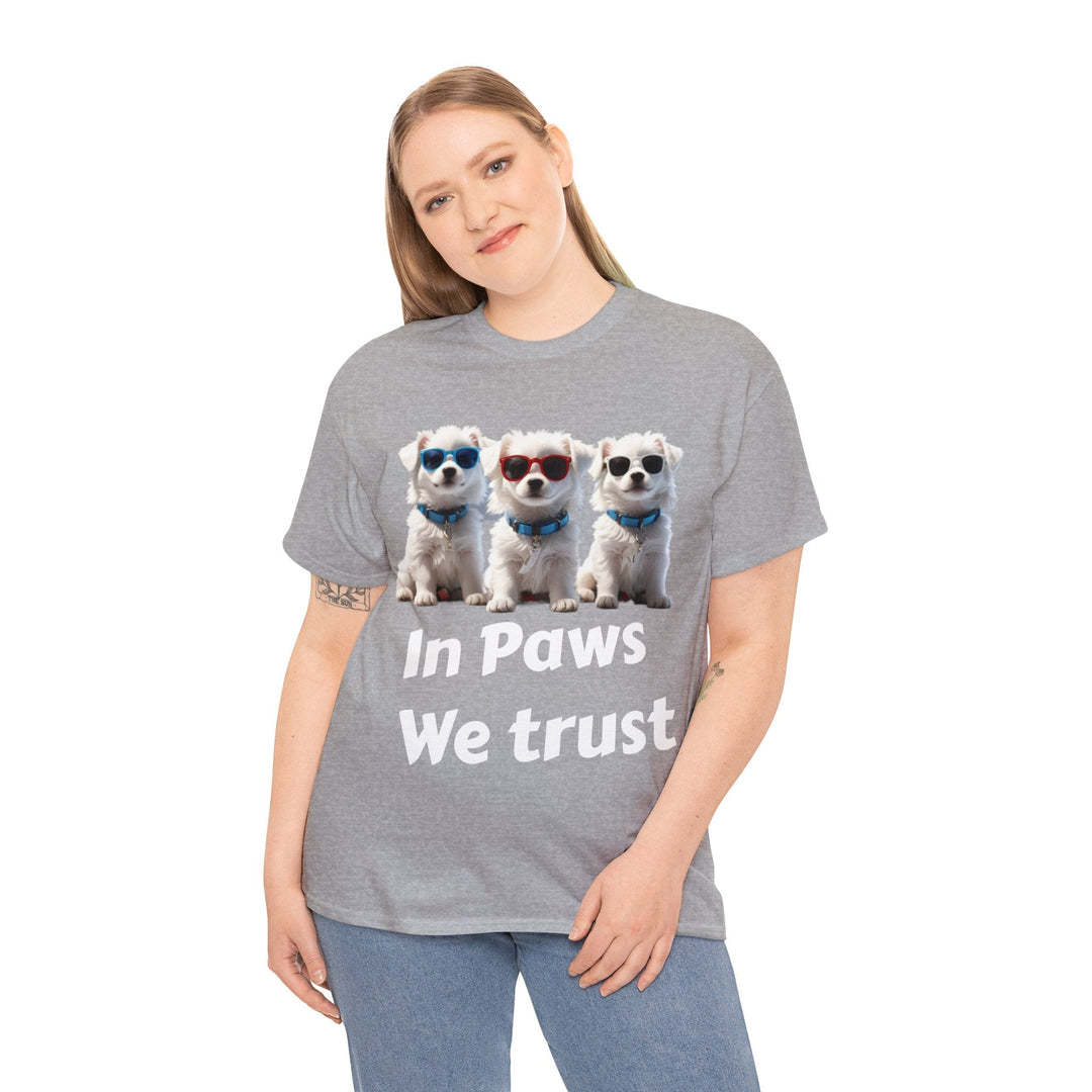 Cute Puppy tshirt, Puppy tshirt, white puppy tshirt, Cute Dog T Shirt - Creative Canvas Corner