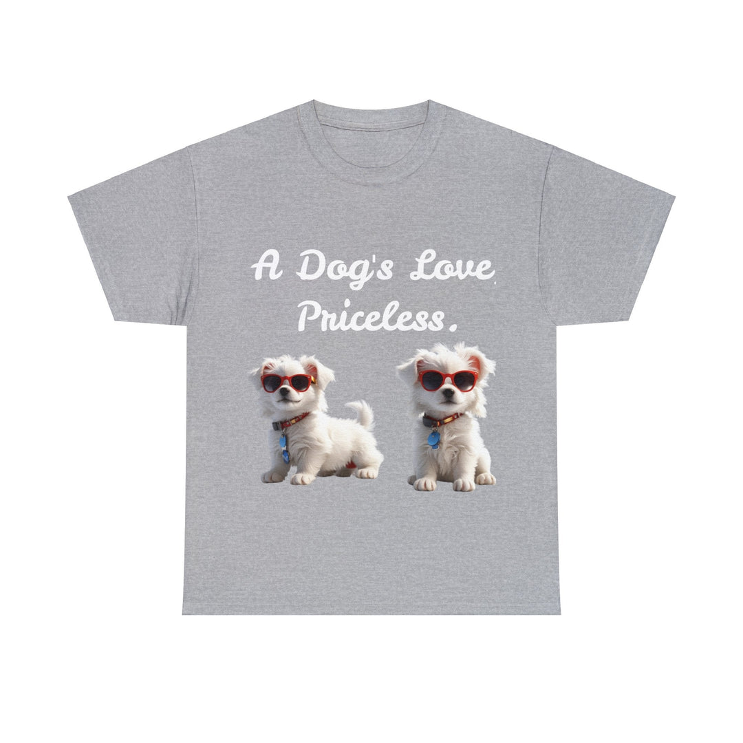 Cute Puppy tshirt, Puppy tshirt, white puppy tshirt, Cute Dog T Shirt - Creative Canvas Corner