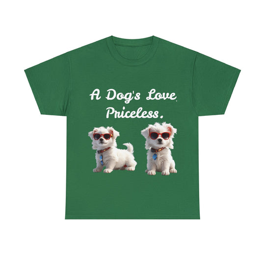 Cute Puppy tshirt, Puppy tshirt, white puppy tshirt, Cute Dog T Shirt - Creative Canvas Corner