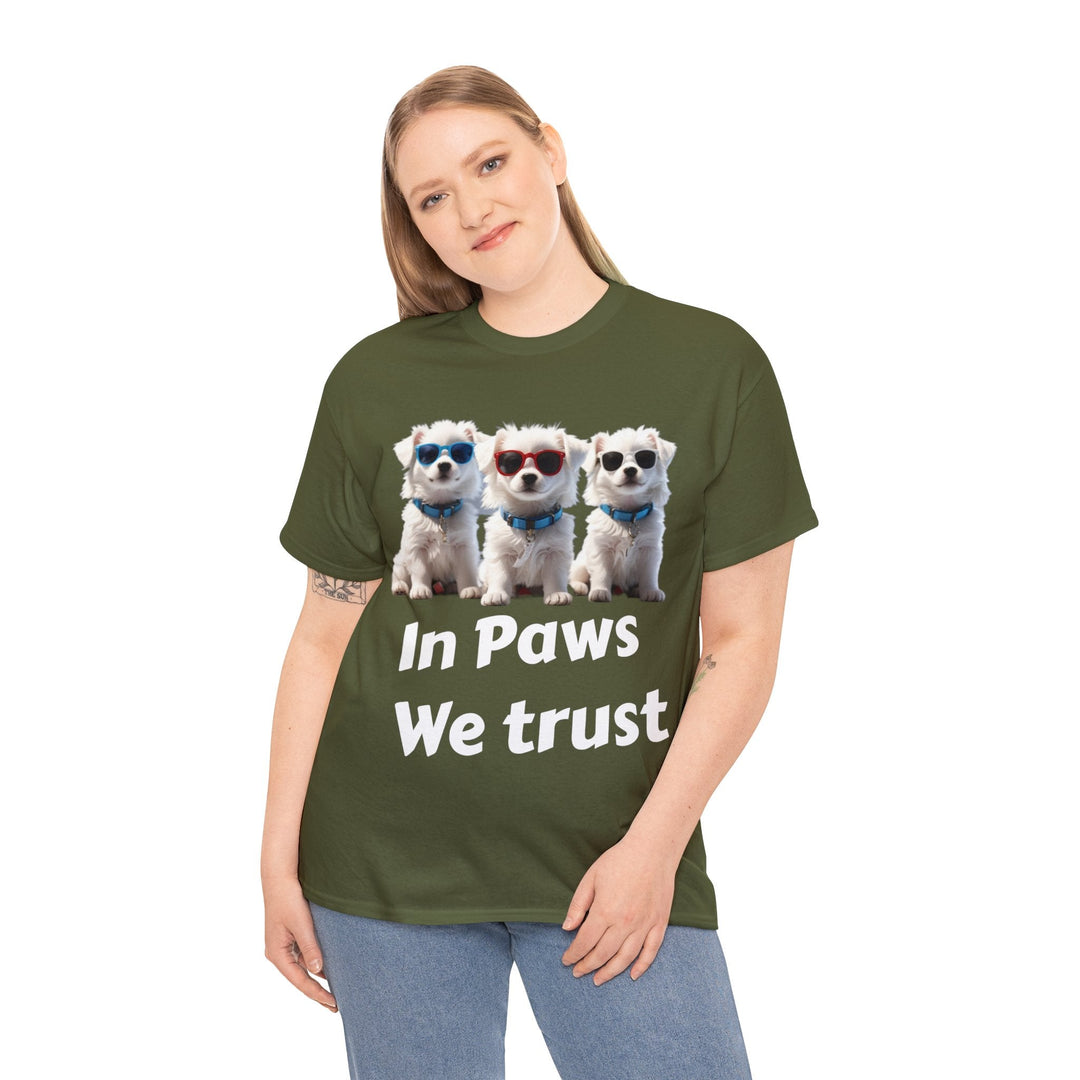 Cute Puppy tshirt, Puppy tshirt, white puppy tshirt, Cute Dog T Shirt - Creative Canvas Corner