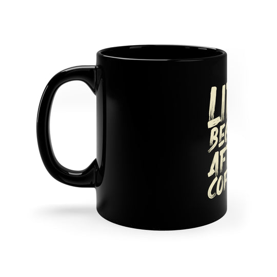 Eclipse Elegance 11oz Black Mug - Creative Canvas Corner