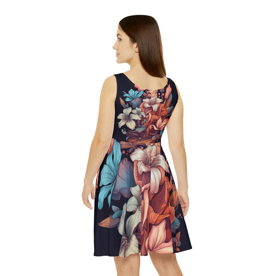 Ethereal Blooms Women's AOP Skater Dress - Creative Canvas Corner