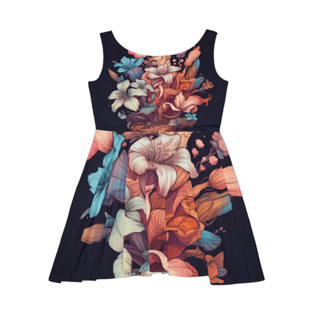 Ethereal Blooms Women's AOP Skater Dress - Creative Canvas Corner