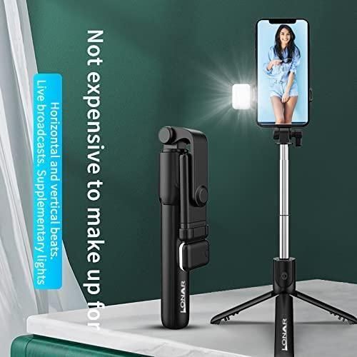 Extendable Flash 3-in-1 Selfie Stick Tripod with Bluetooth Remote - Creative Canvas Corner